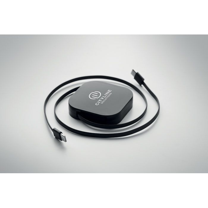 Einziehbares Ladekabel 100W LINEA 100 - schwarz-47