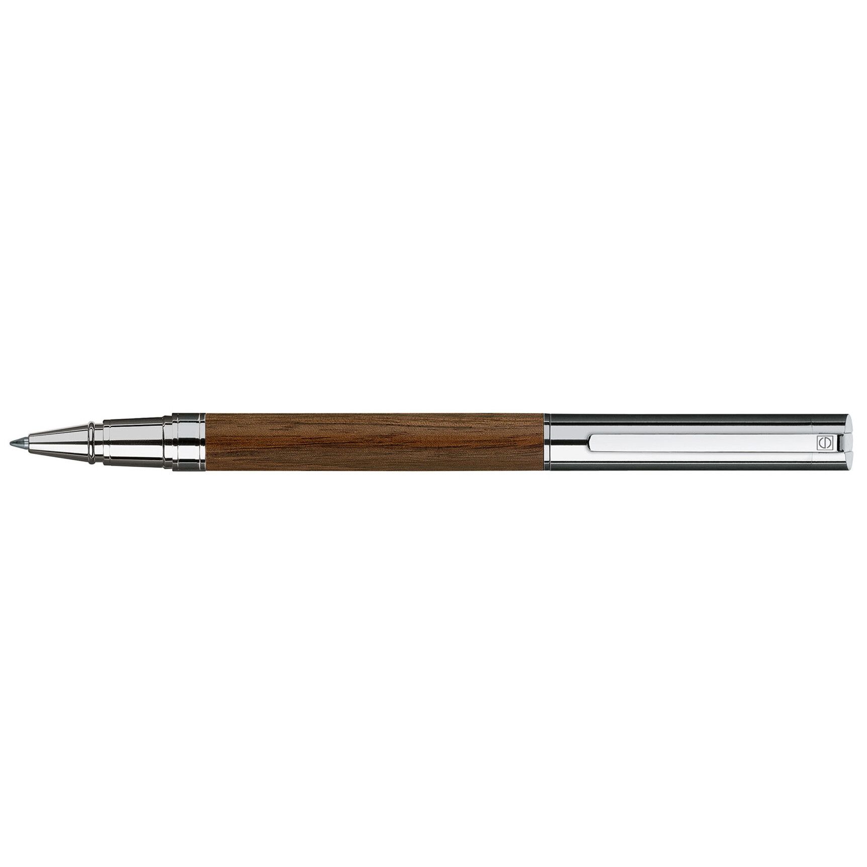 Tizio Rollerball - silber - braun-365