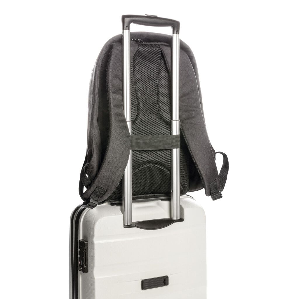Swiss Peak 15,6" Anti-Diebstahl Laptop-Rucksack - schwarz-309