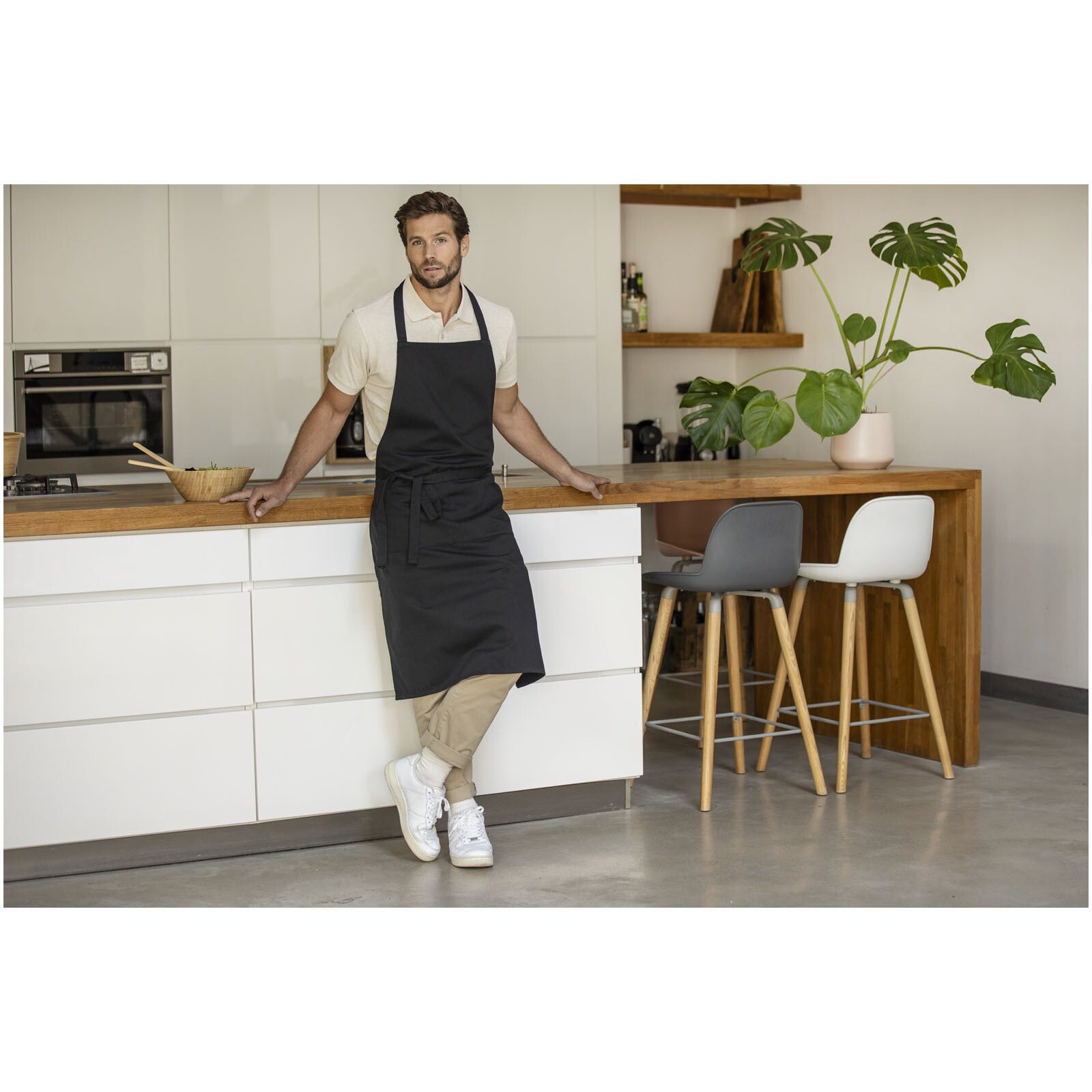 Shara 240 g/m2 Aware recycelte Schürze  - weiss-530