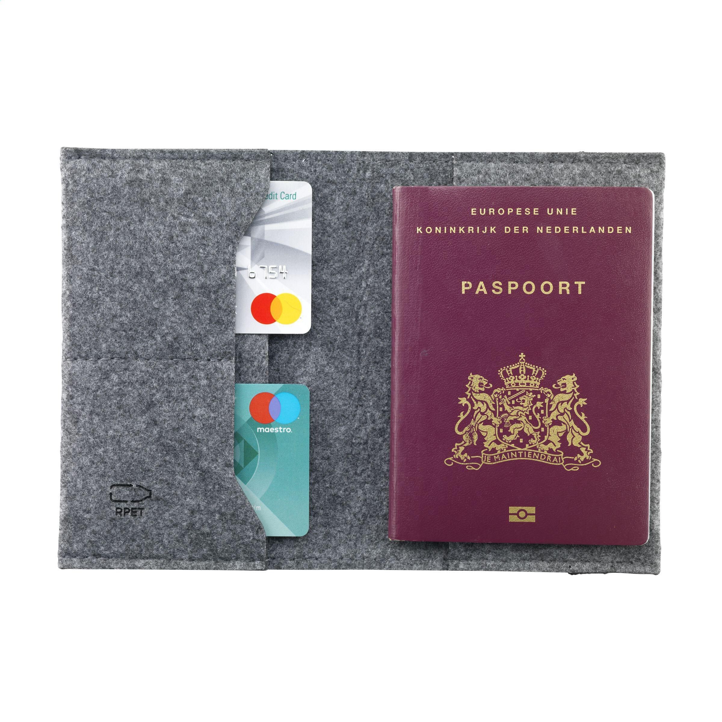 Identify GRS RPET Felt Ausweishülle - grau-470