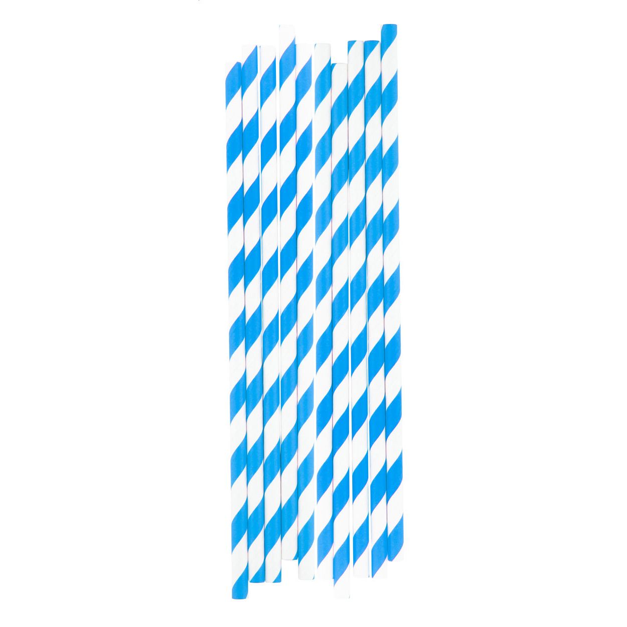 Trinkhalm-Set StriStraw - blau - weiß-232
