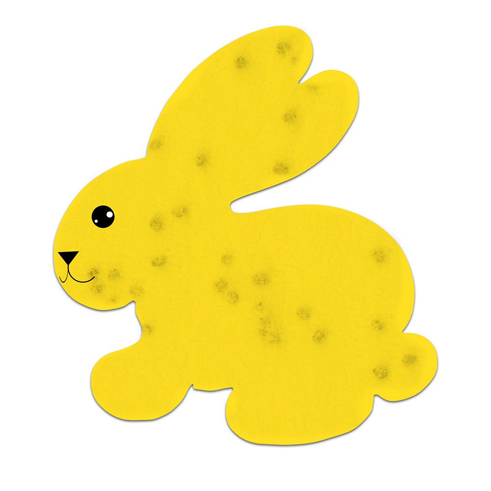 Samenpapier in Klappkärtchen - Ostern - Häschen-627