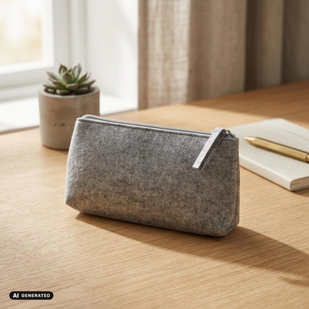 Etui Filz - grau-751