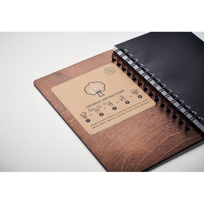 DIN A5 Notizbuch GROWBOOK™ SAVAGE - braun-597