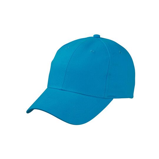 Brushed 6-Panel Cap - turquoise-783