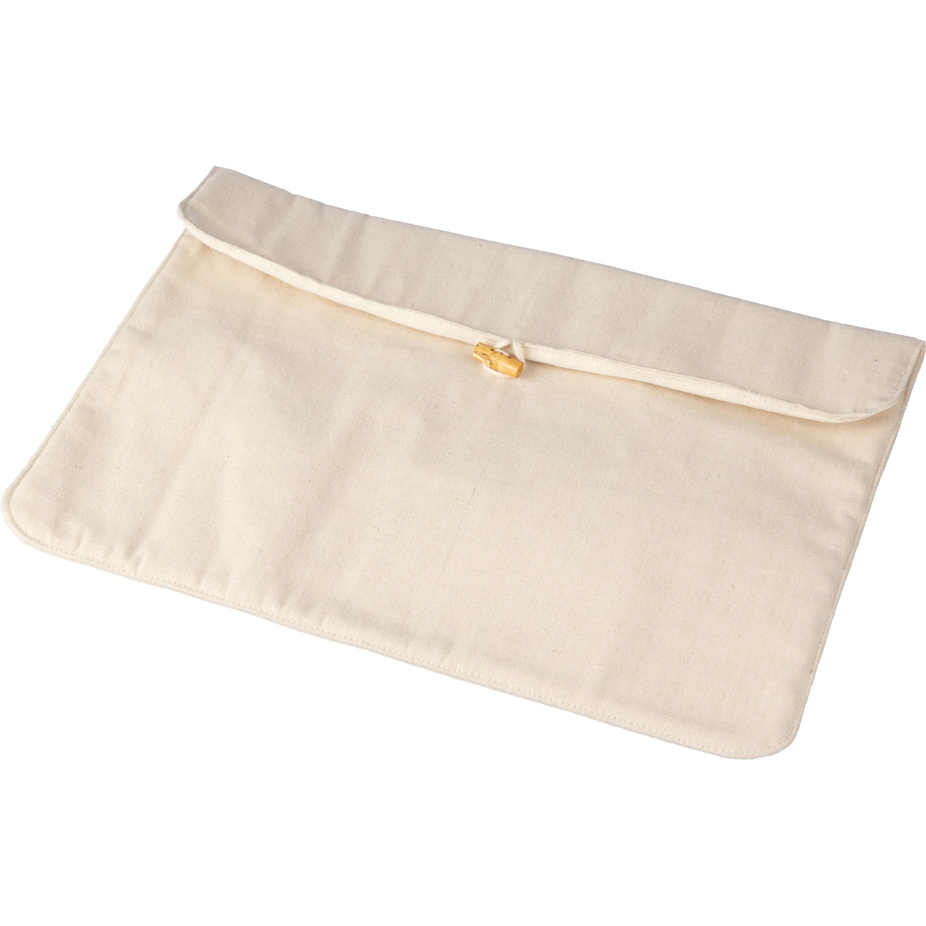 Laptoptasche aus Baumwolle (220 gr/m²) Dirk  - schwarz-359