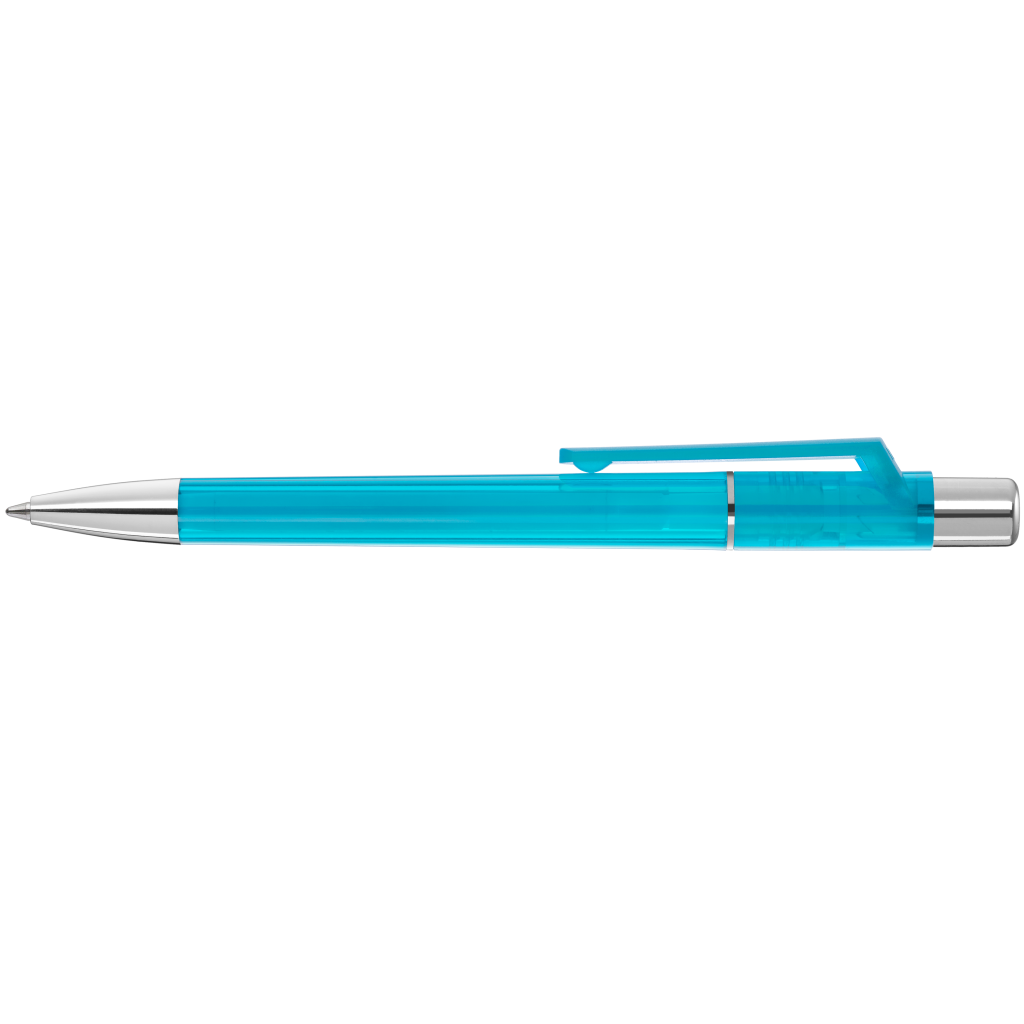 Pepp Transparent Si Druckkugelschreiber - hellblau-340