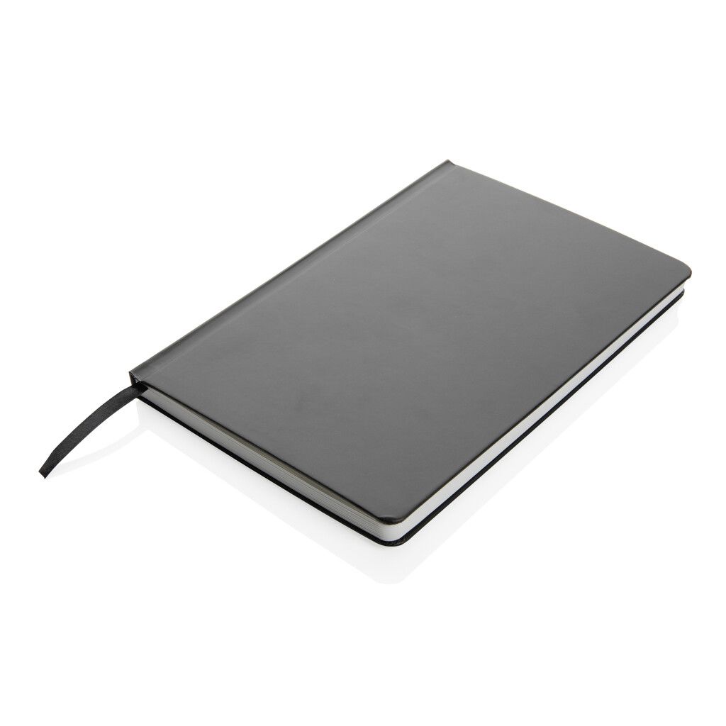 A5 Impact Steinpaper Hardcover Notizbuch - schwarz-168