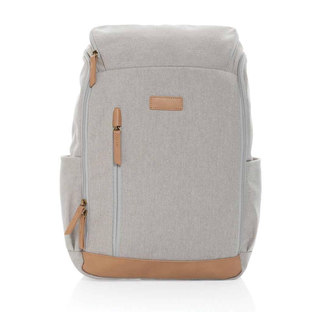Impact AWARE™ 16 oz. r recyceltem canvas 15" Laptop-Rucksack - grau-528