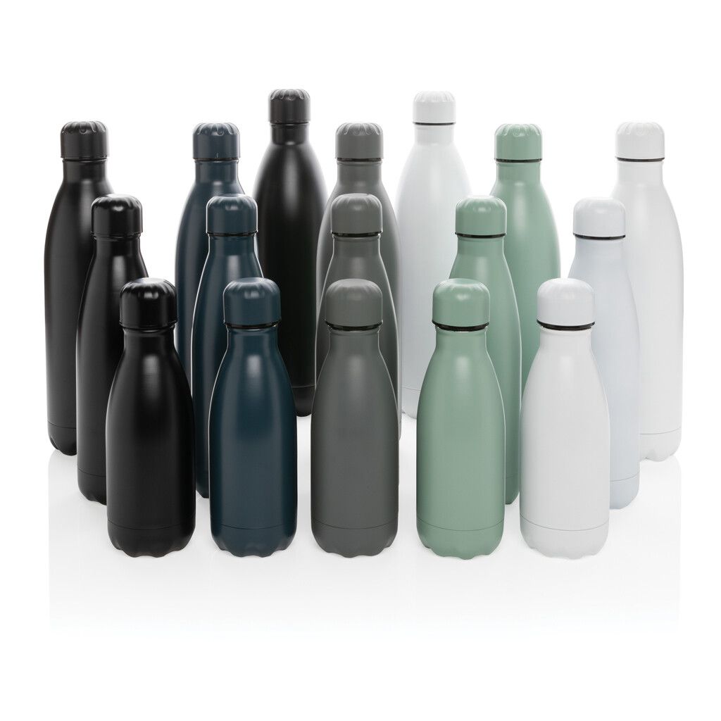 Einfarbige Vakuumisolierte Stainless Steel Flasche - grün-476