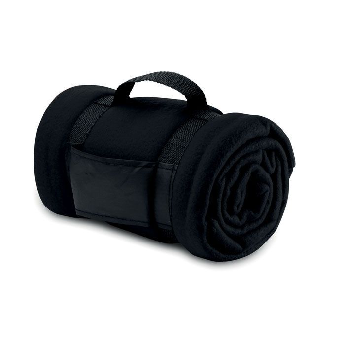 Fleece-Decke STAVENGER - schwarz-900