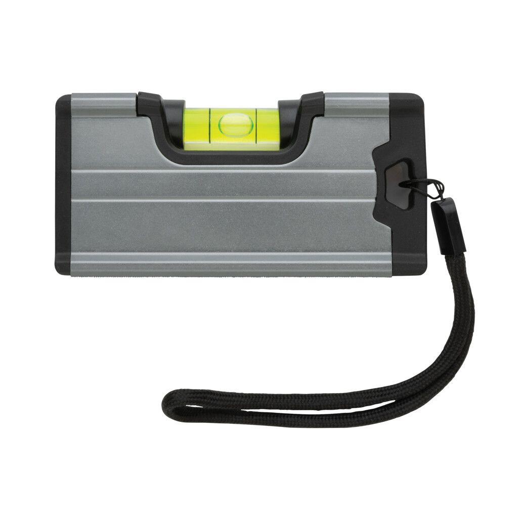 Wasserwaage im Taschenformat mit Magnet - grau-561
