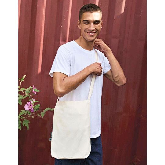 Twill Sling Bag - black-12