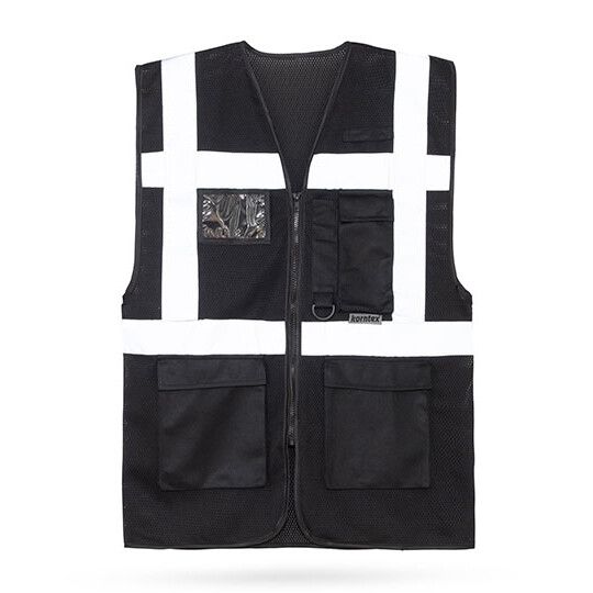 Mesh Multifunctional Vest Larisa - black-919