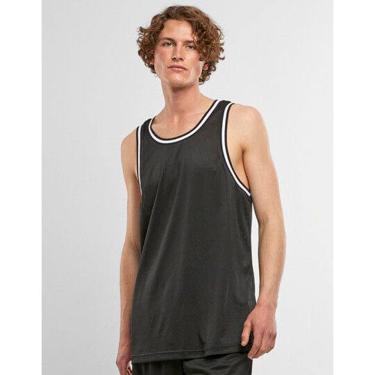 Mesh Tank Top - black-530