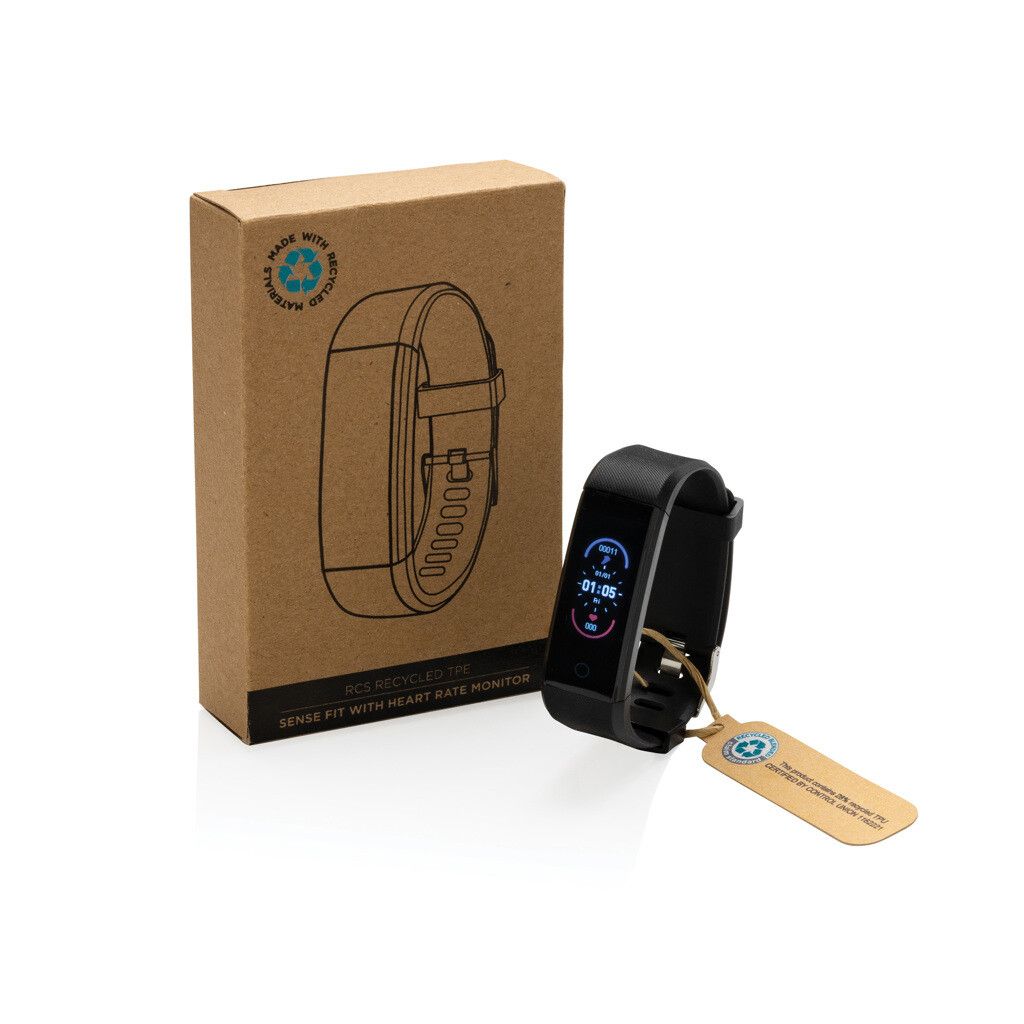 Sense Fit Tracker aus RCS recyceltem TPU mit Pulsmesser - schwarz-92