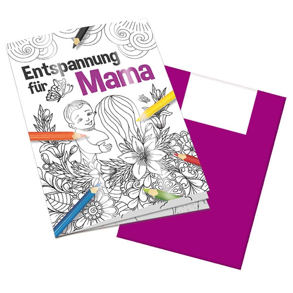 Malbuch / Mal-Set A6 - Entspannung für Mama - Malbuch neutral-729