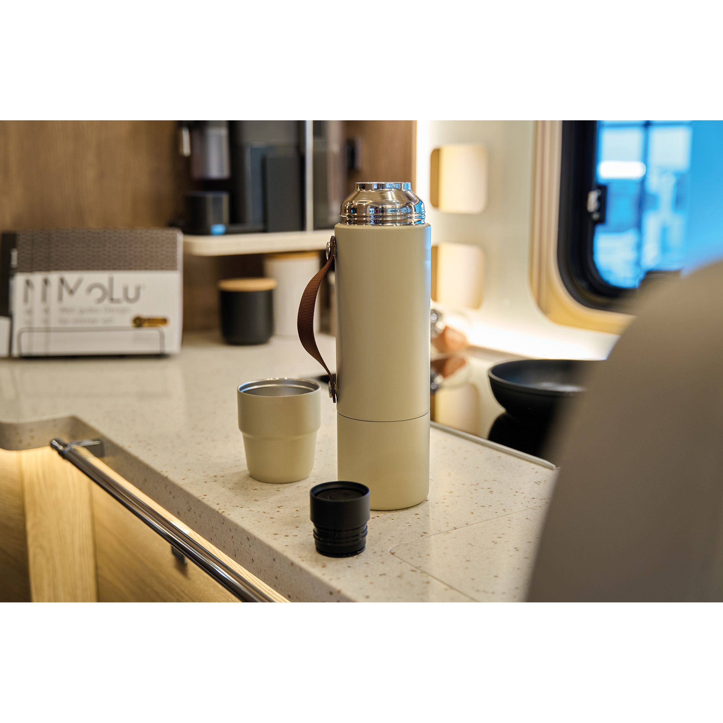 MoLu Isolierflasche Le Bourget - beige-2