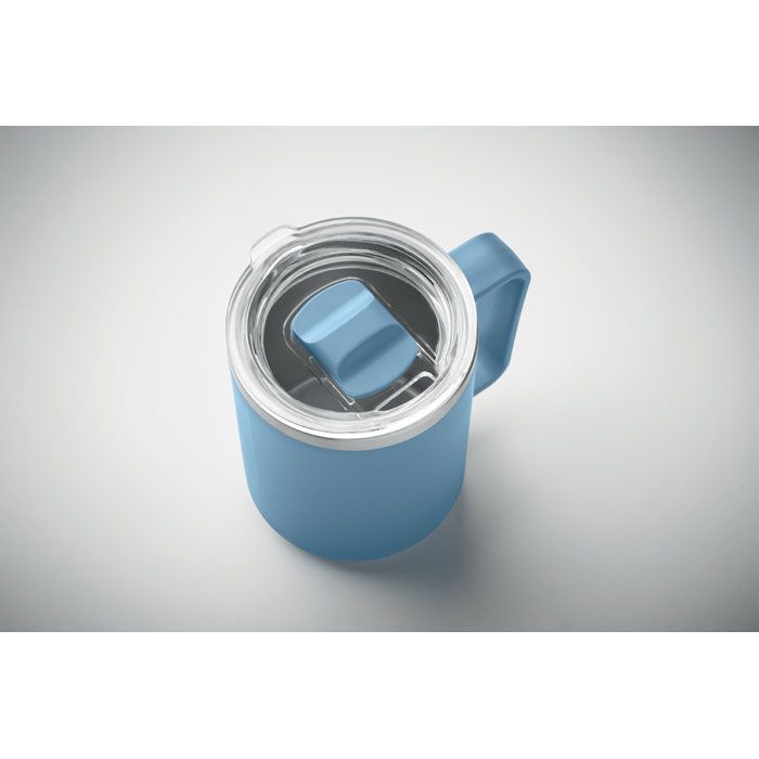 Doppelwandiger Becher 400ml COCOA - petrol-871