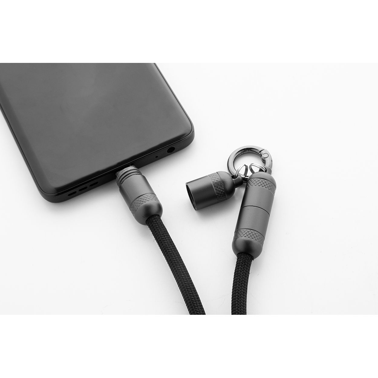 Fastly 60W Handy-Lanyard-Kabel RPET - schwarz-241