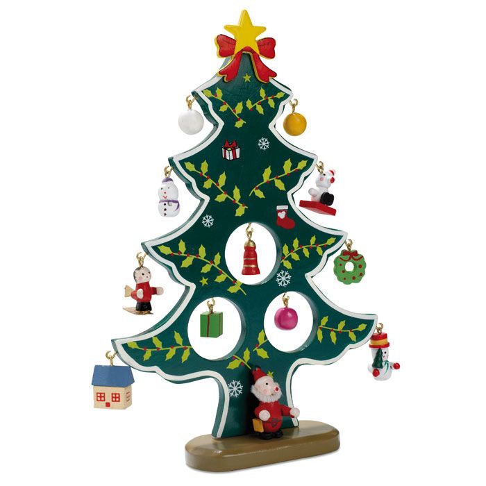 Weihnachtsbaum aus Holz WOODTREE - grün-308