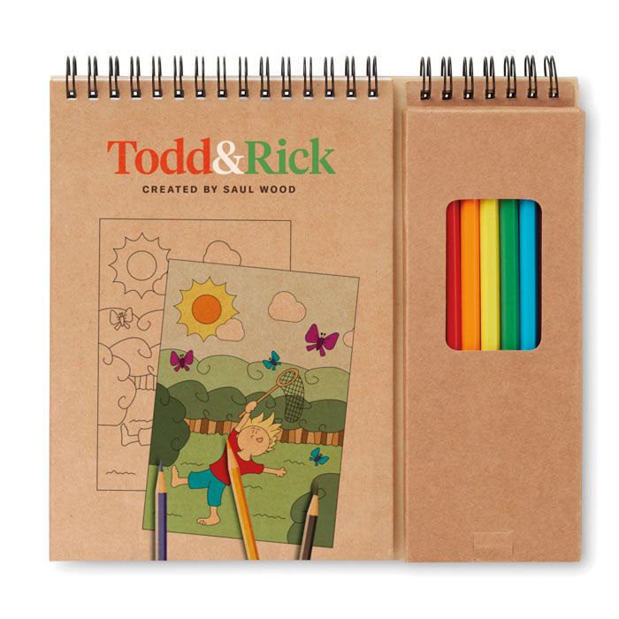 Malset mit 8 Buntstiften COLOPAD - beige-877