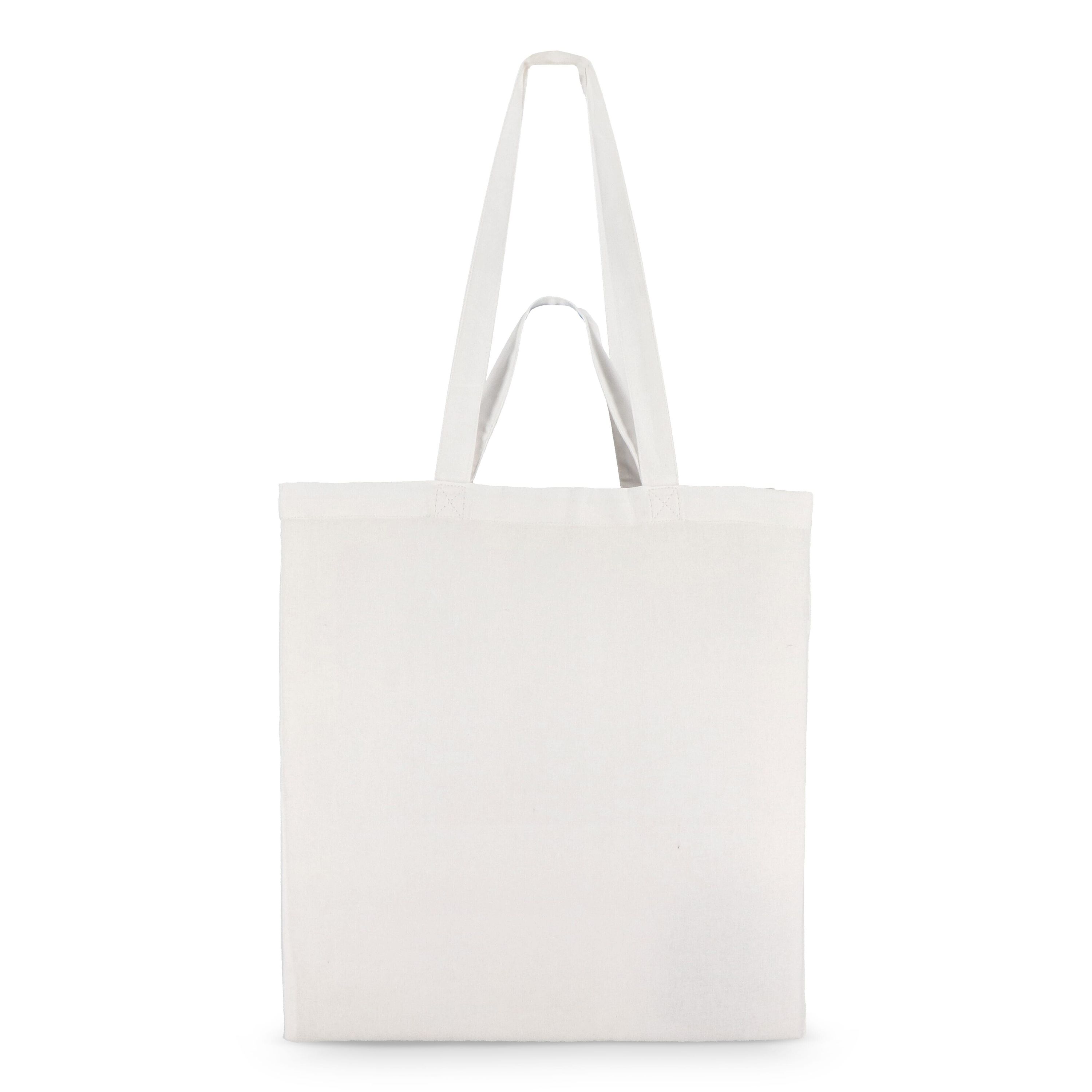 Tragetasche aus Baumwolle OEKO-TEX® 38 x 10 x 42cm 140g/m² - weiss-602