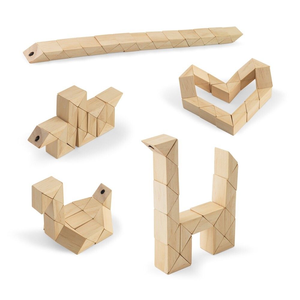 THINKO Holzpuzzle bestehend aus 24 Teilen - natur-26