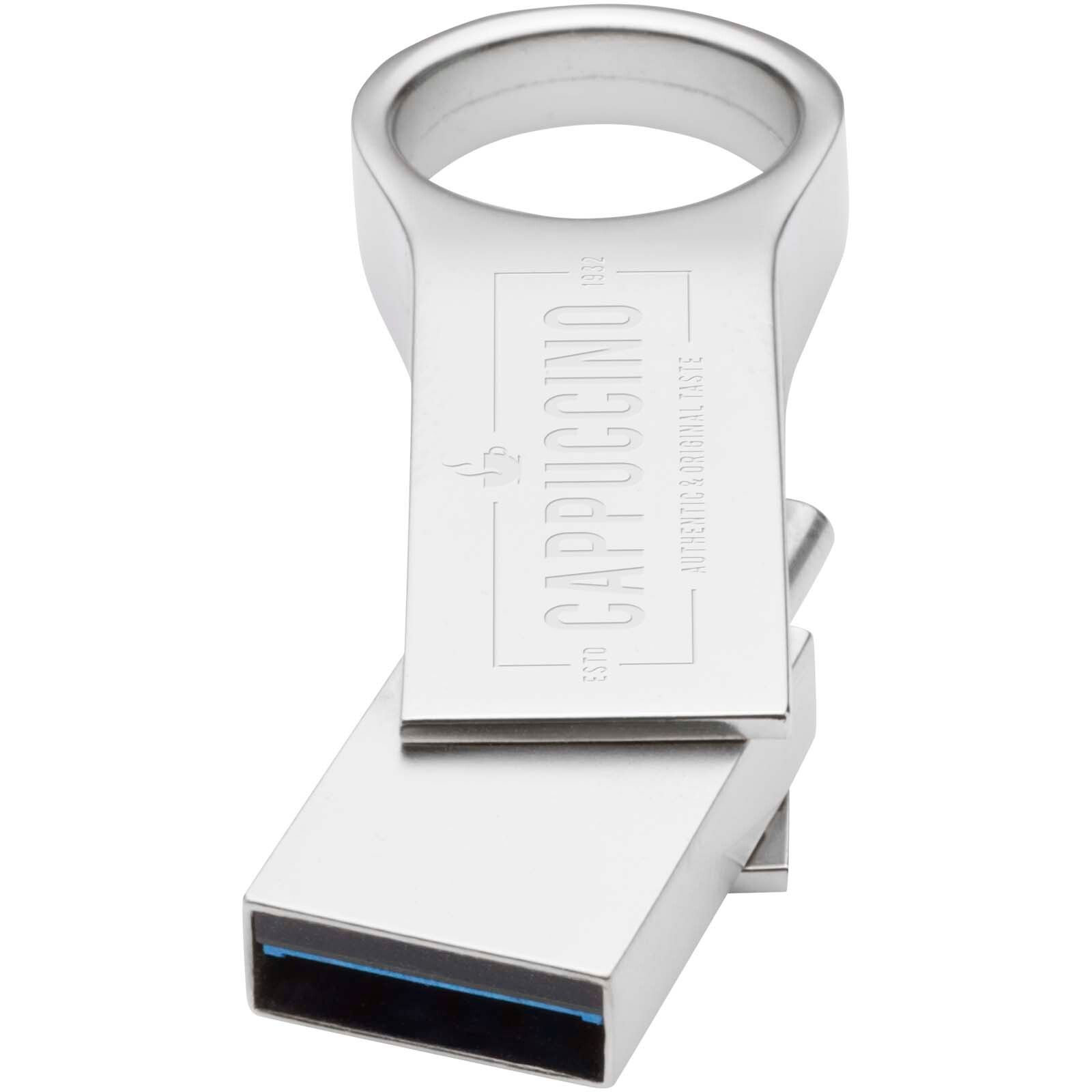 Typ C USB Stick 3.0 rund, groß - silber - 32 GB-453