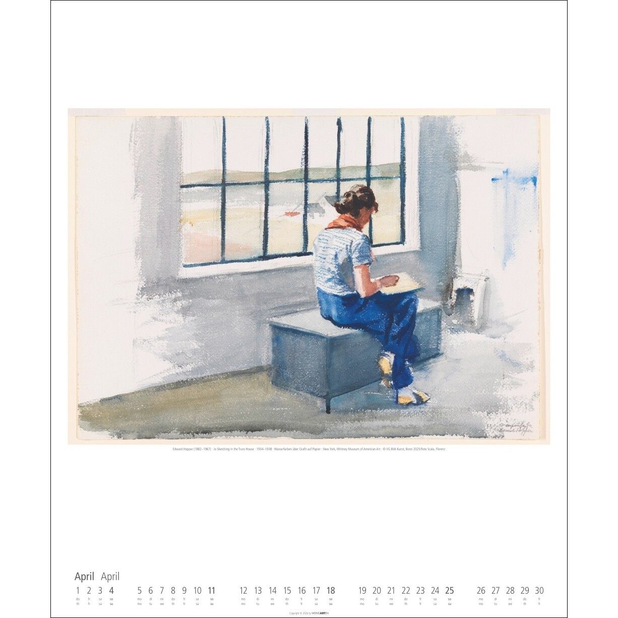 Edward Hopper - Kunst & Kultur Kalender-139