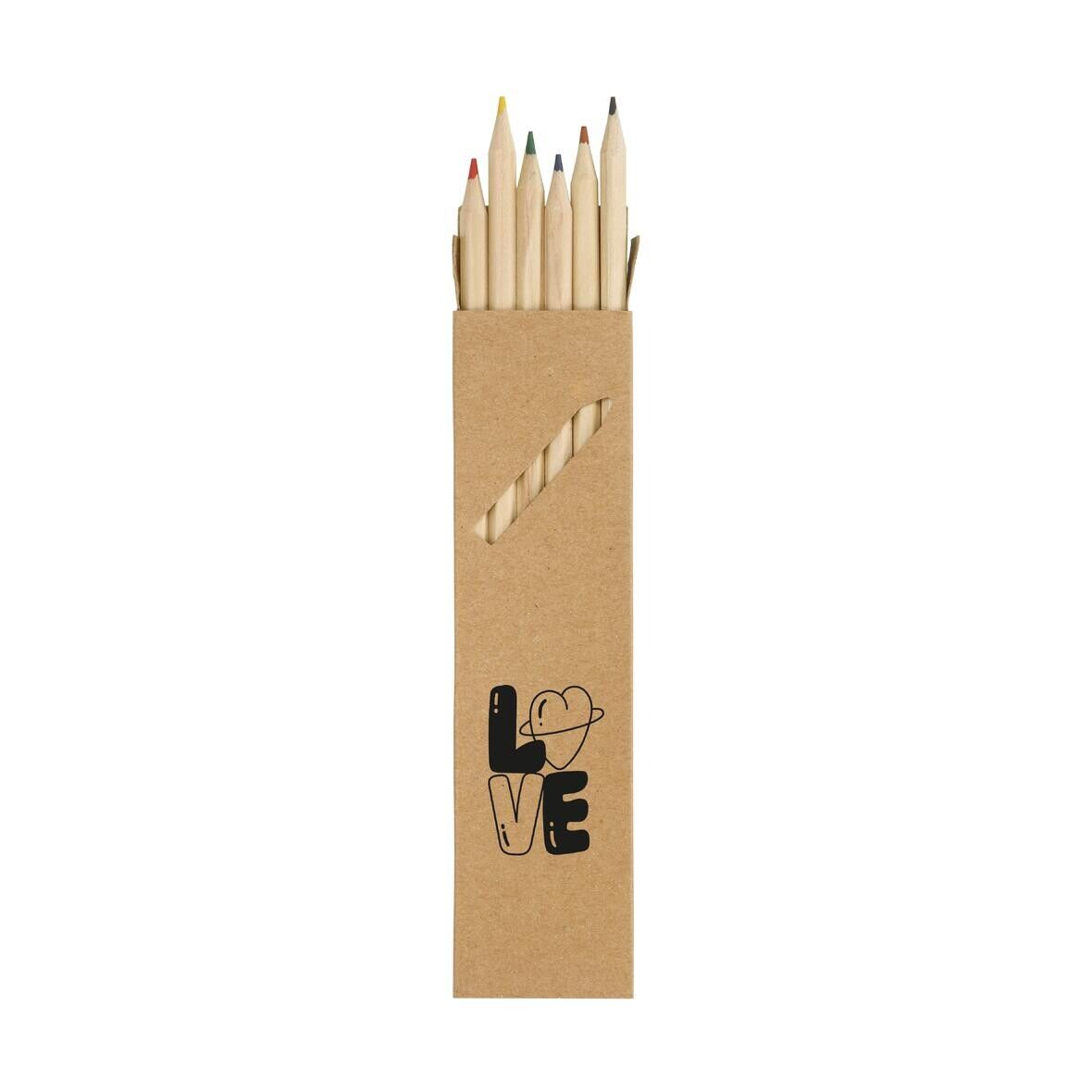 Malstifte-Set Nature 6 lang - natur-220