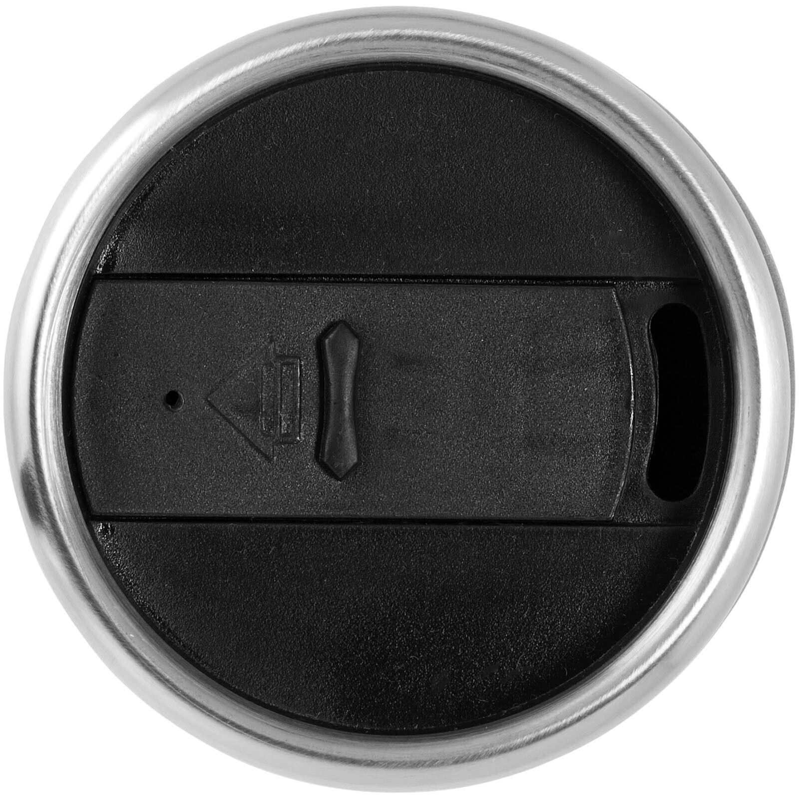 Elwood 410 ml Isolierbecher - silber -  schwarz-809