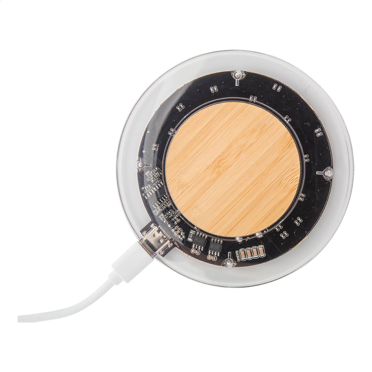 SeeCharge transparenter Wireless-Charger - natur - transparent-321
