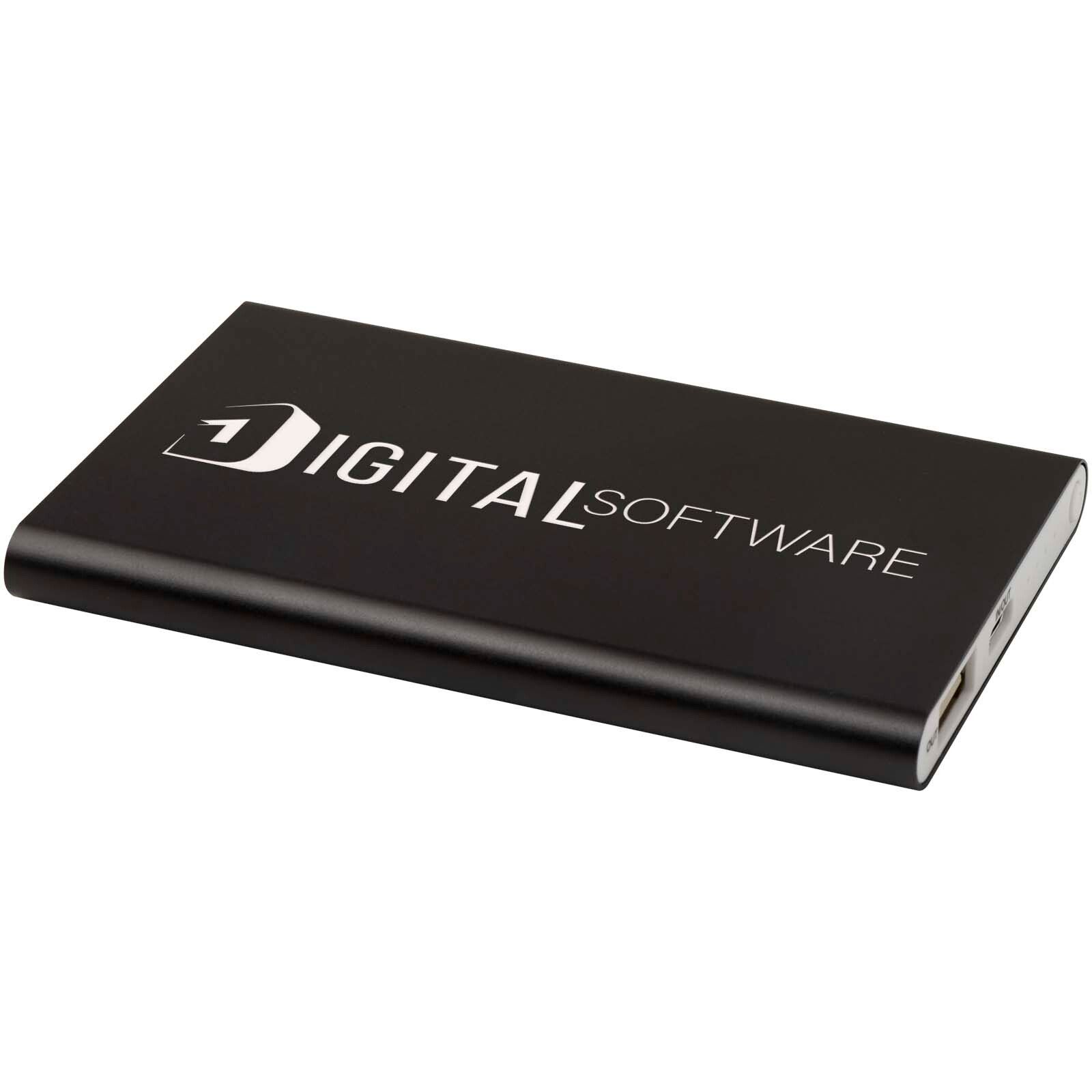 Pep 4000 mAh Type-C Powerbank aus recyceltem Aluminium  - titan-941
