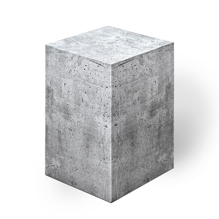 Notizquader Design Edition Beton 78 x 78 x 125 mm-850