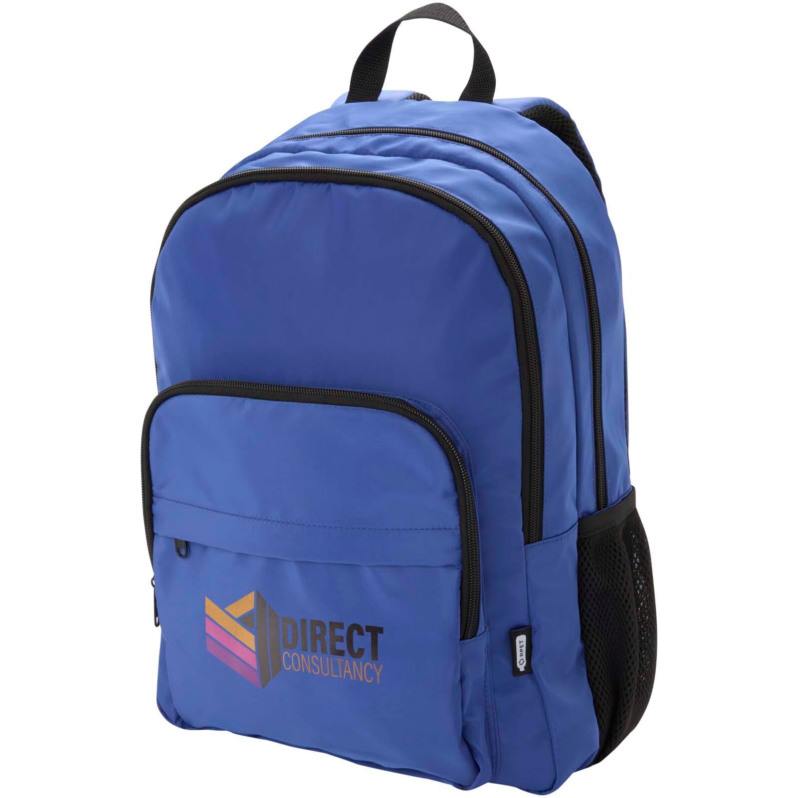 Trend Plus 15" Laptop-Rucksack aus recyceltem GRS-Material 20 L - royalblau-194