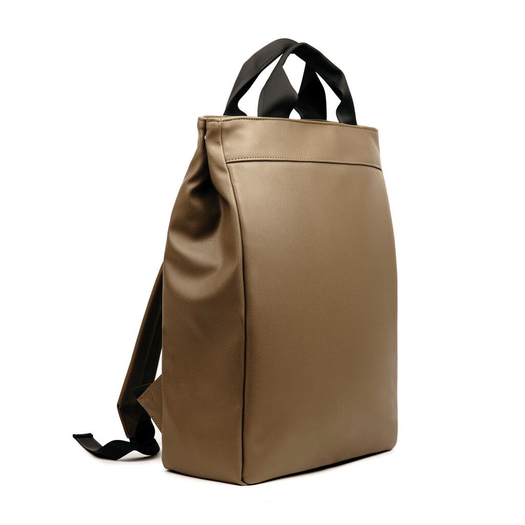 VINGA Bermond Rucksack aus RCS recyceltem PU - braun-898