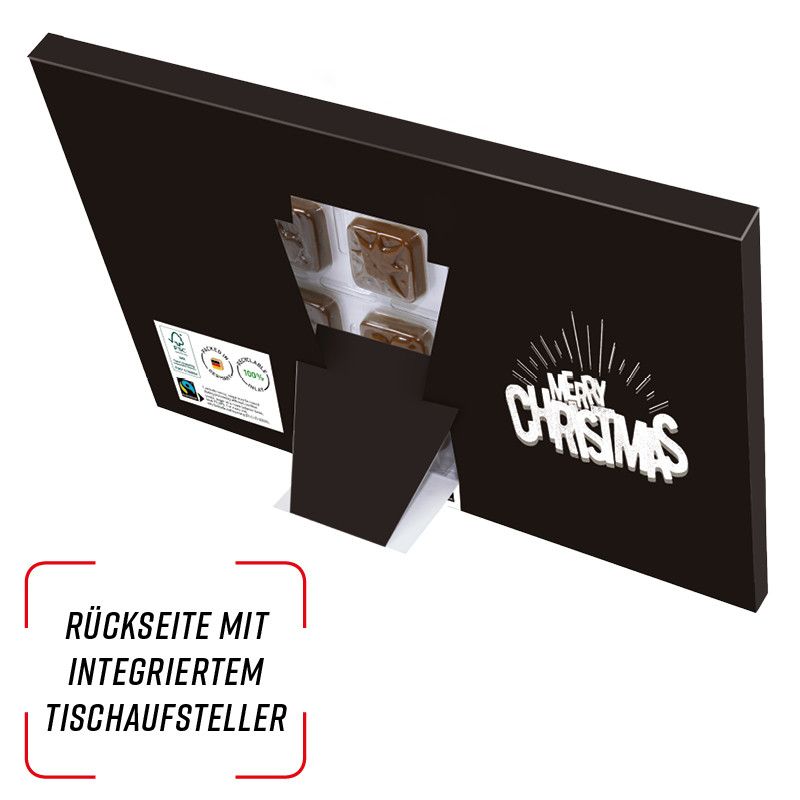 Classic Tisch Adventskalender, Blister gefüllt, Alpenmilch Schokotäfelchen-229