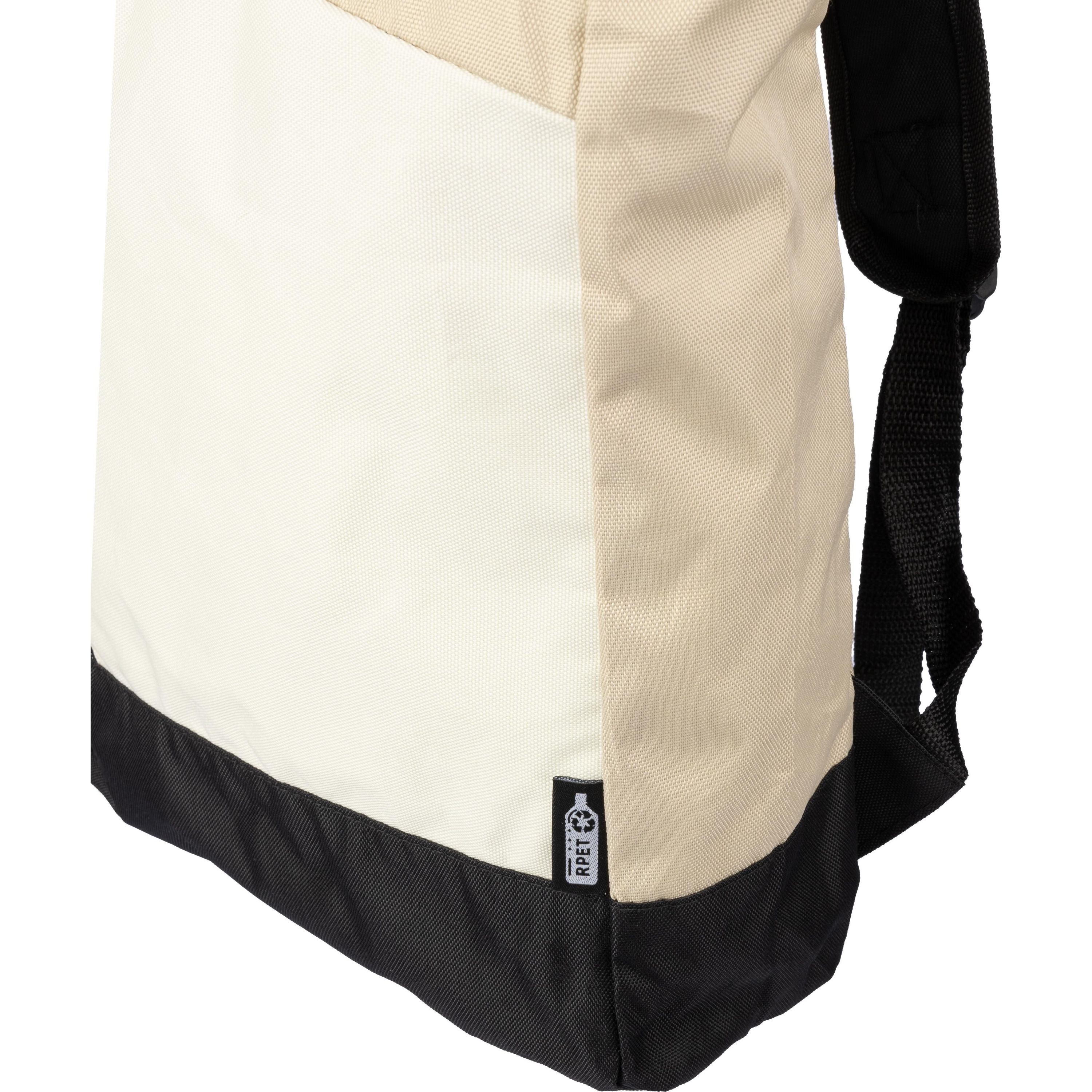 rPET (600D) Rolltop-Rucksack Marlene  - beige-554