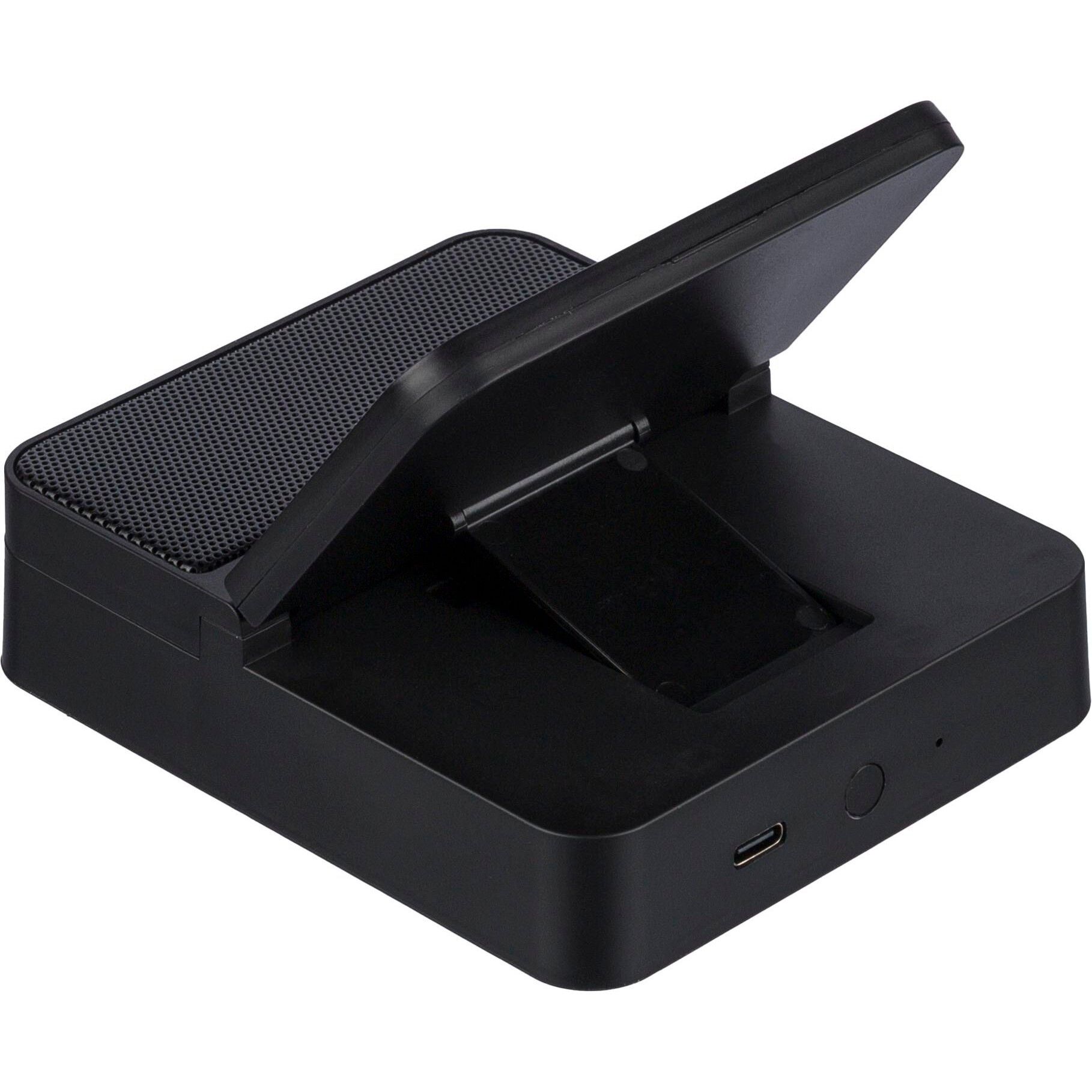 Recyceltes ABS 3-in-1-Wireless-Ladegerät Elias - schwarz-886