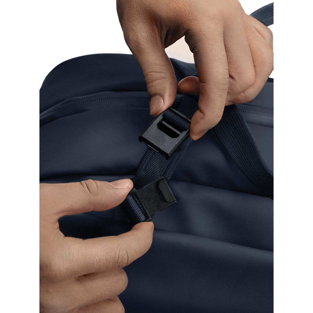 Urban wasserabweisende Wochenendtasche - navy blau-295