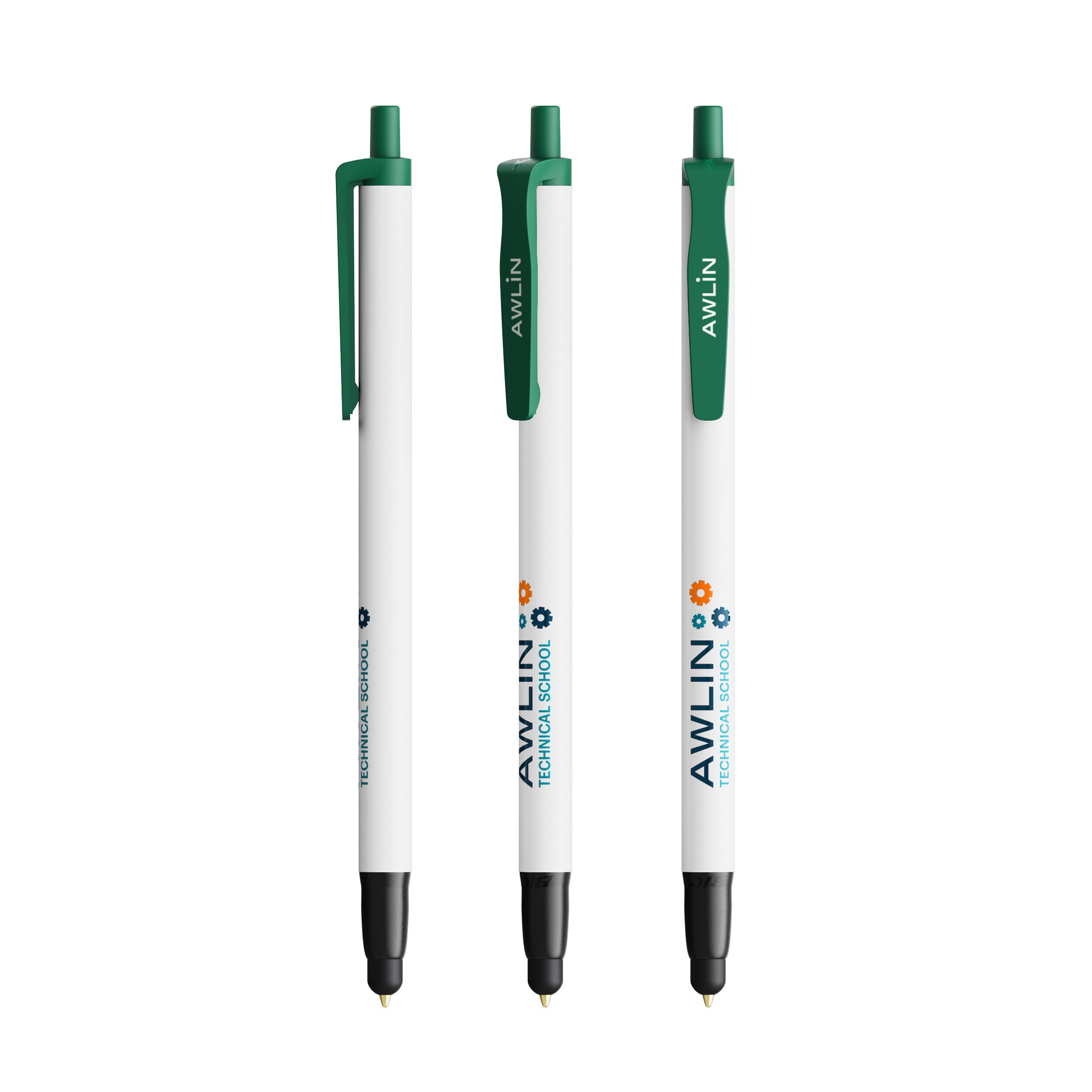 BIC® Clic Stic Stylus Ecolutions® Kugelschreiber, Mine blau - dunkelgrün-904