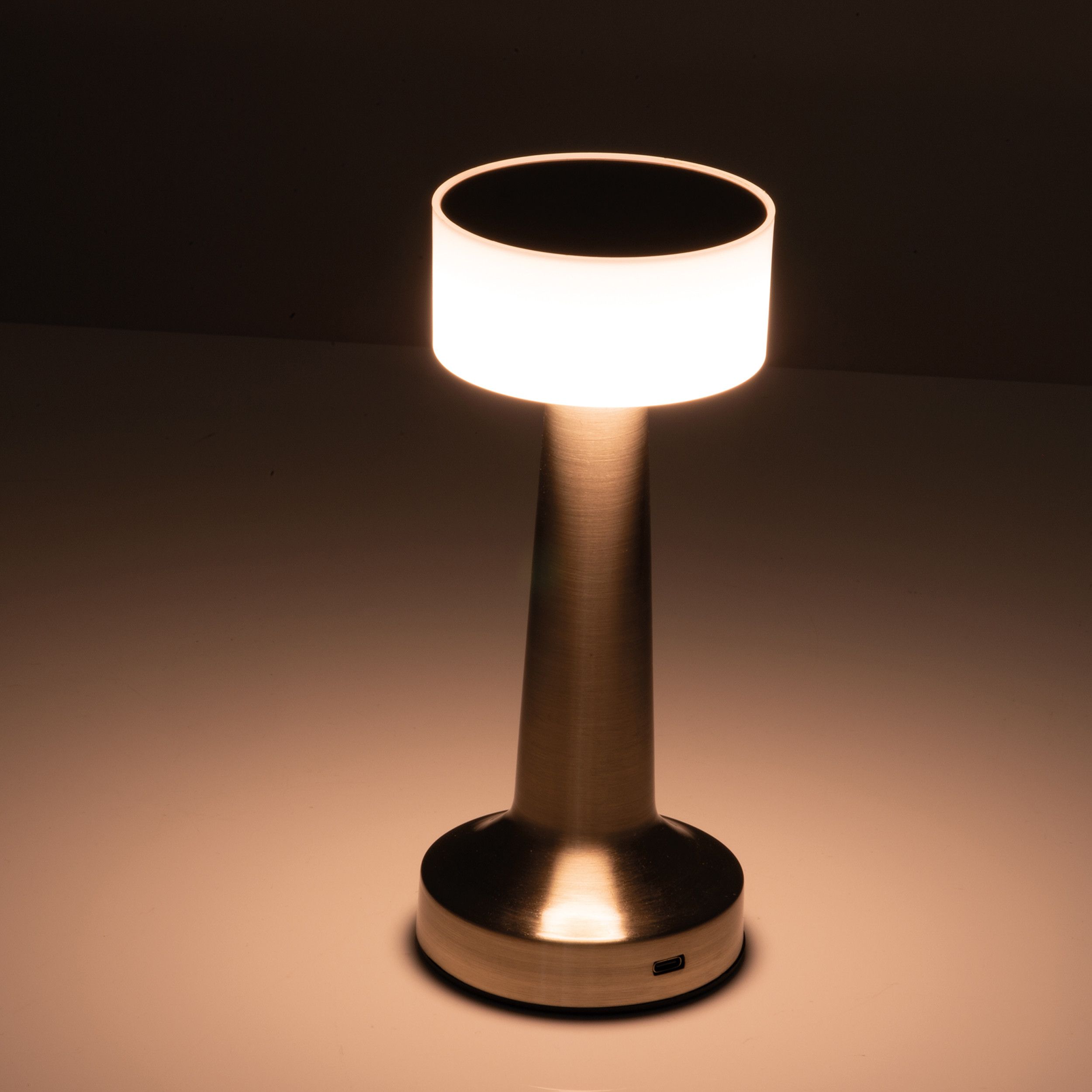 Tischlampe Poznan - silbergrau-738