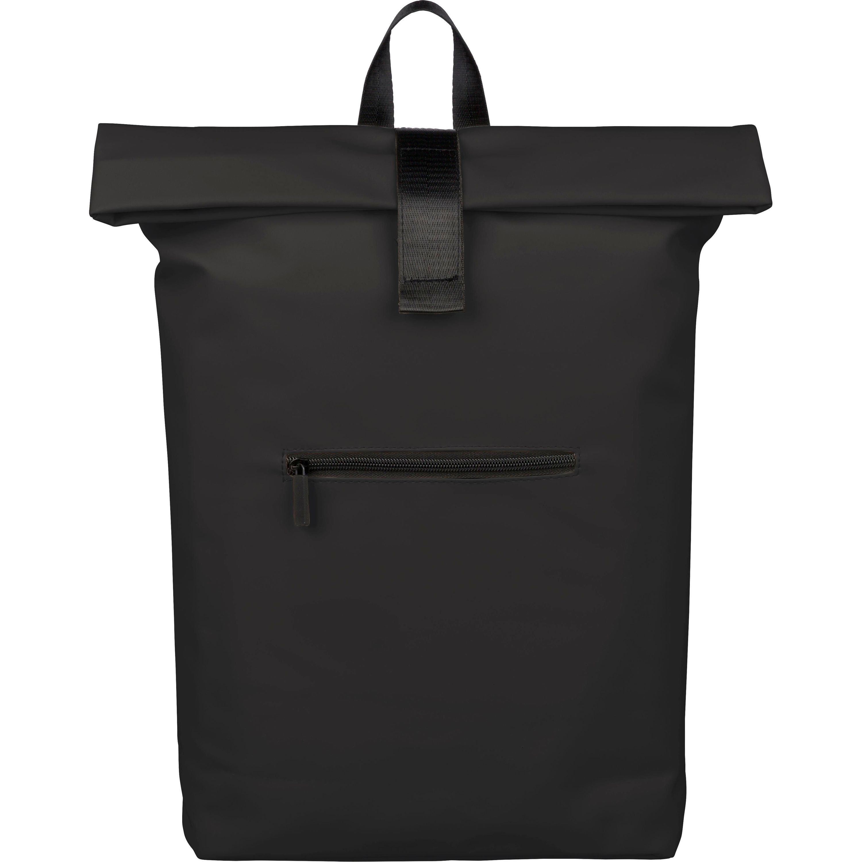 Recycelter PU-Rucksack Naiya - schwarz-893