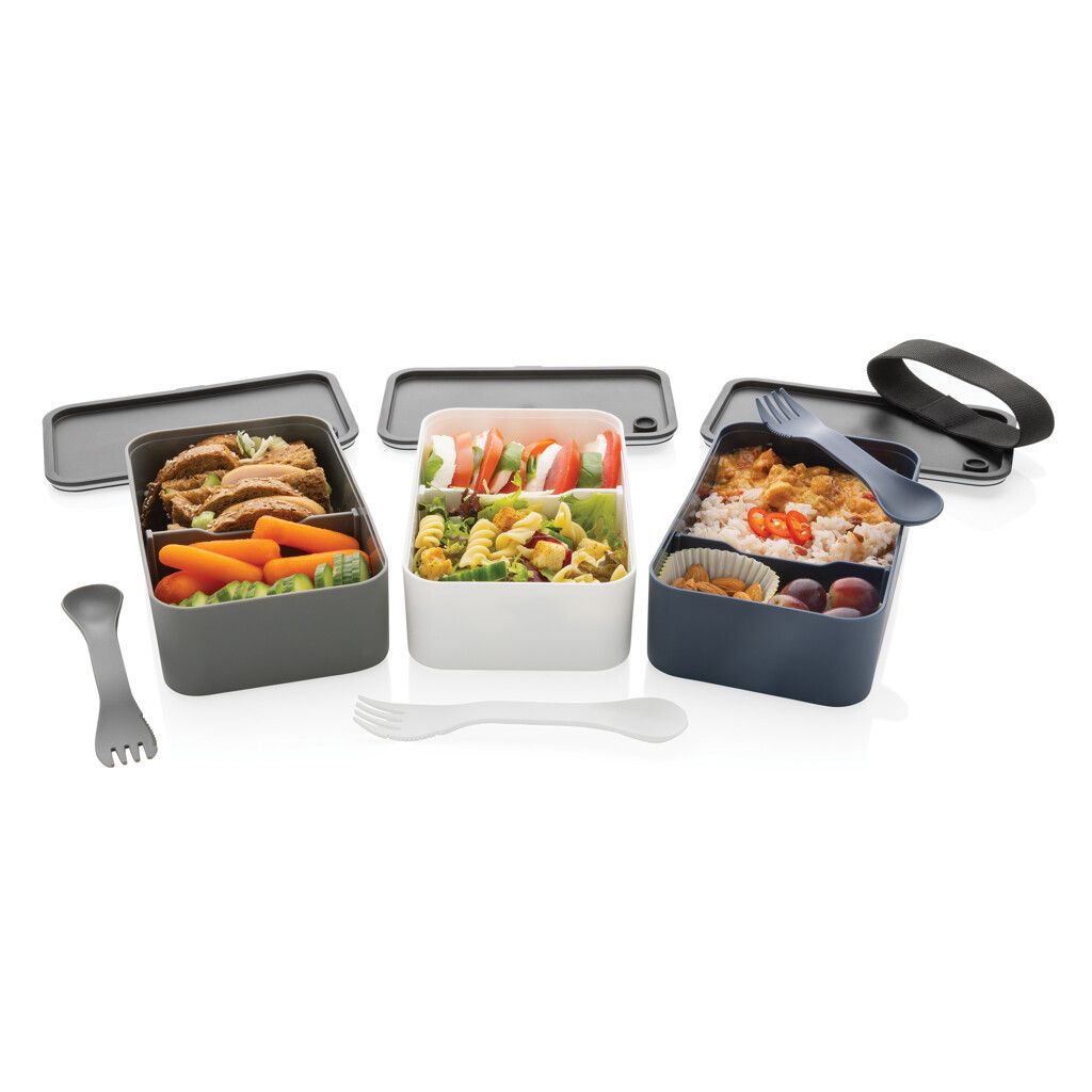 GRS RPP Lunchbox mit Göffel - grau-210