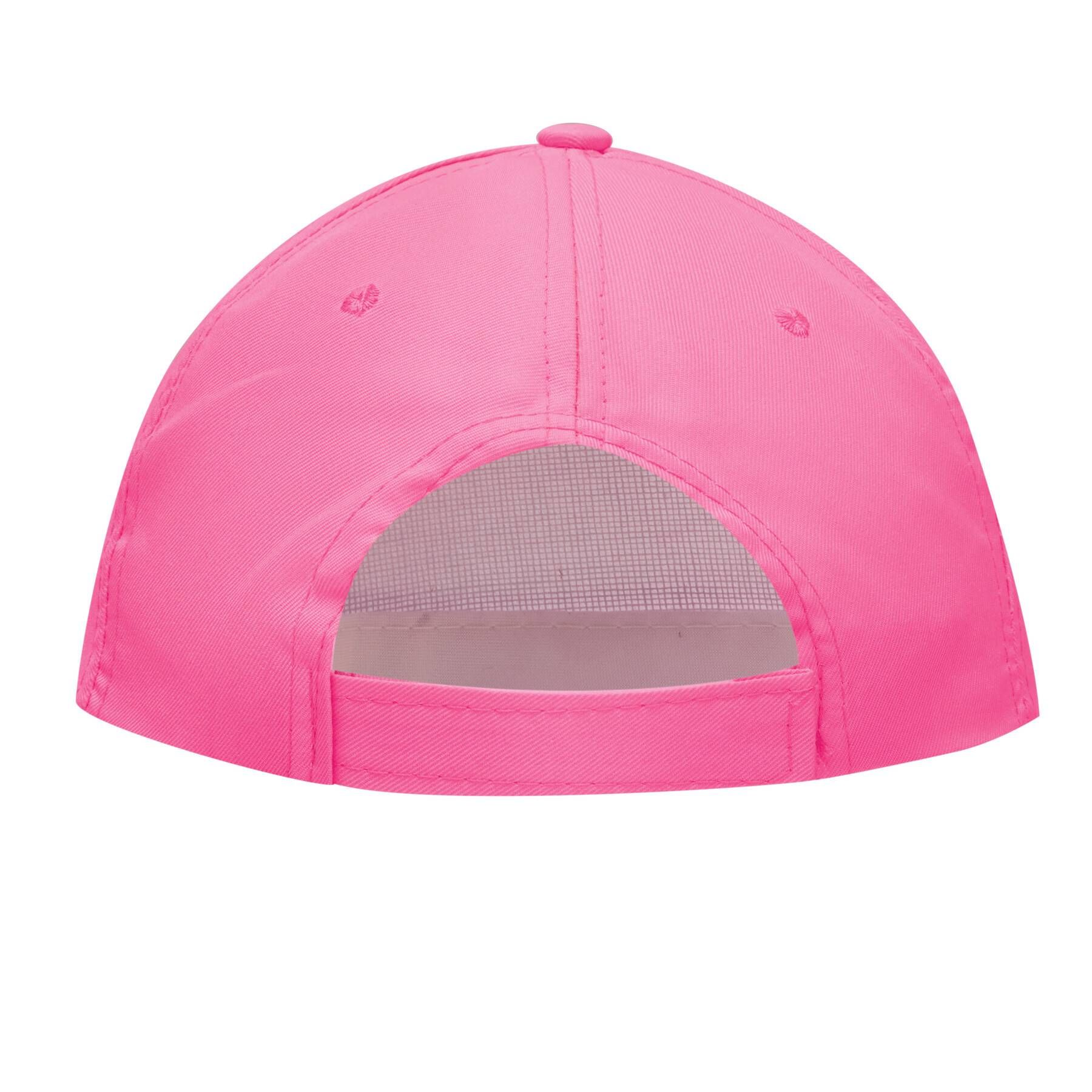 5-Panel-Cap SHINY - pink - weiß-657