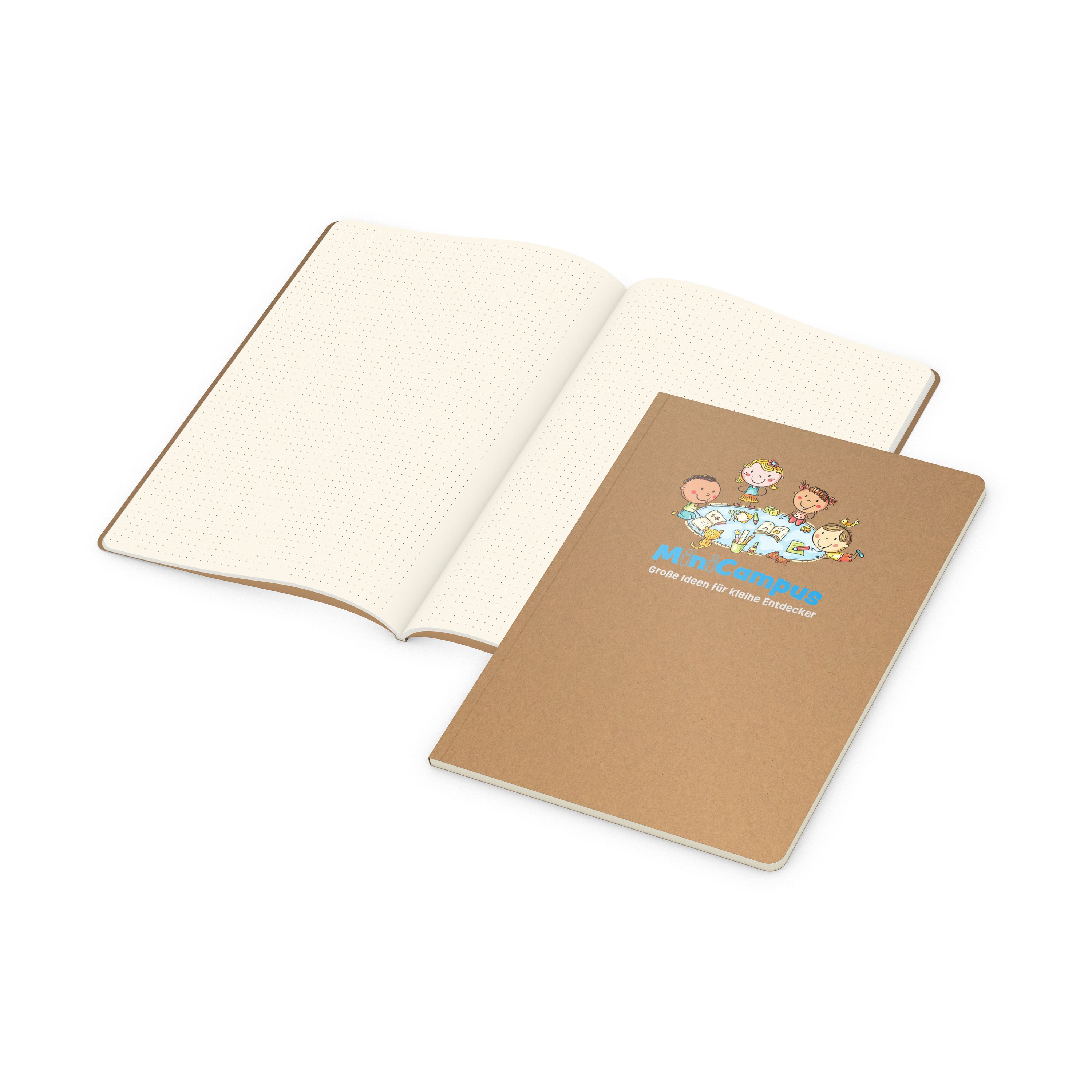 Notizbuch Copy-Book, A4, Punktraster, braun-5