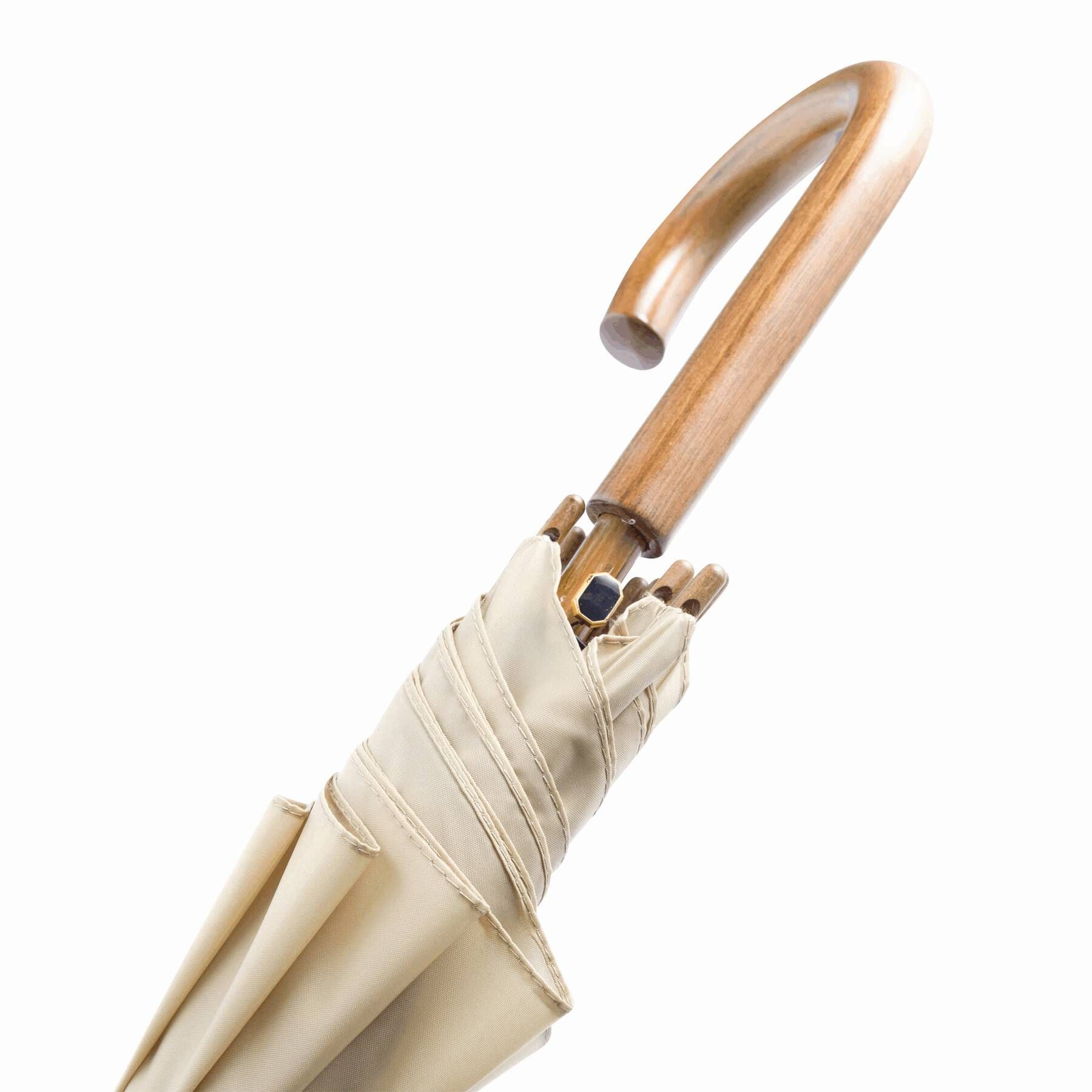 Automatik-Holzstockschirm BOOGIE - beige-313