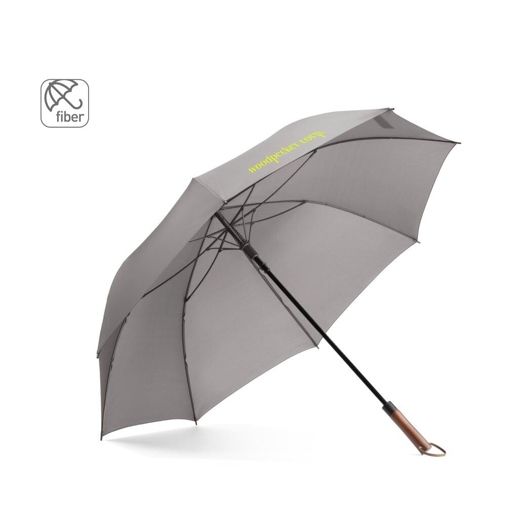 MATEO Großer (30") Pongee-Regenschirm - weiß-115